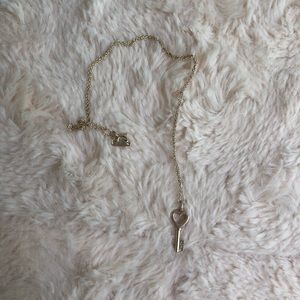 Tiffany & co heart key necklace (small key)